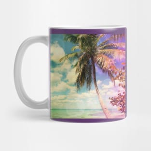 Prismatic Palm Tree on Isla Saona, Dominican Republic Mug